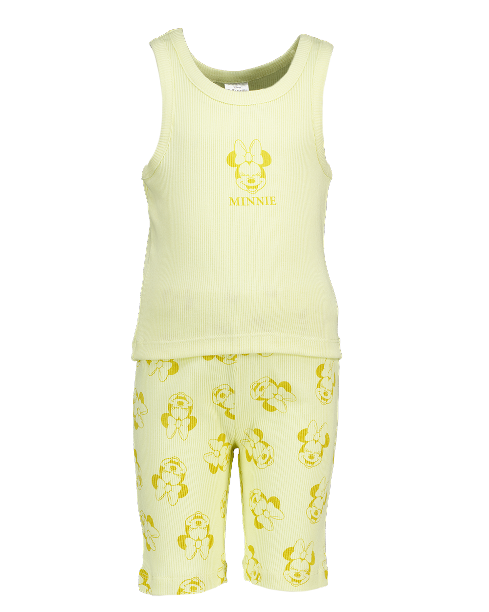 Kledingset top en short - Geel | Minnie Mouse