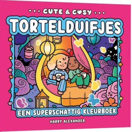 Kleurboek Cute & Cosy: Tortelduifjes |