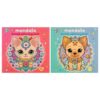 Kleurboek Kawaii Mandala 20 Pagina's 22x21 Cm |