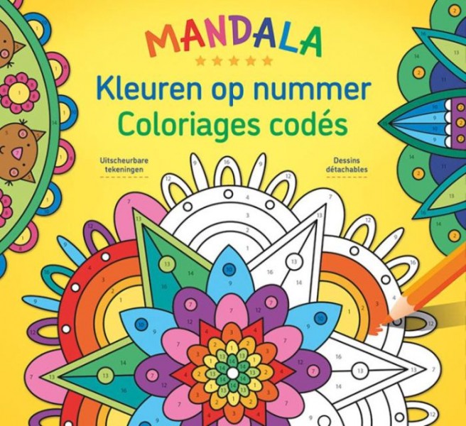 Kleurboek Mandala: Kleuren Op Nummer | Deltas