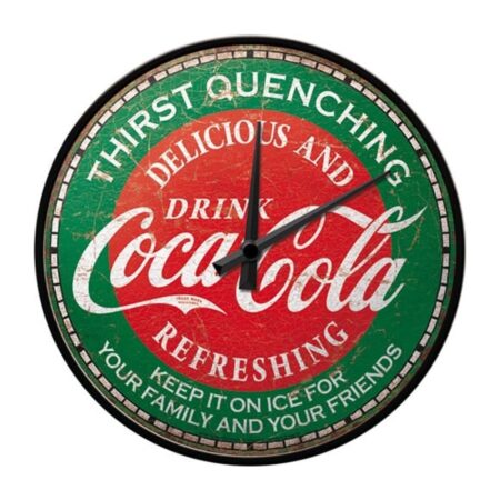 Klok Coca-Cola - Thirst Quenching Green | Coca-Cola