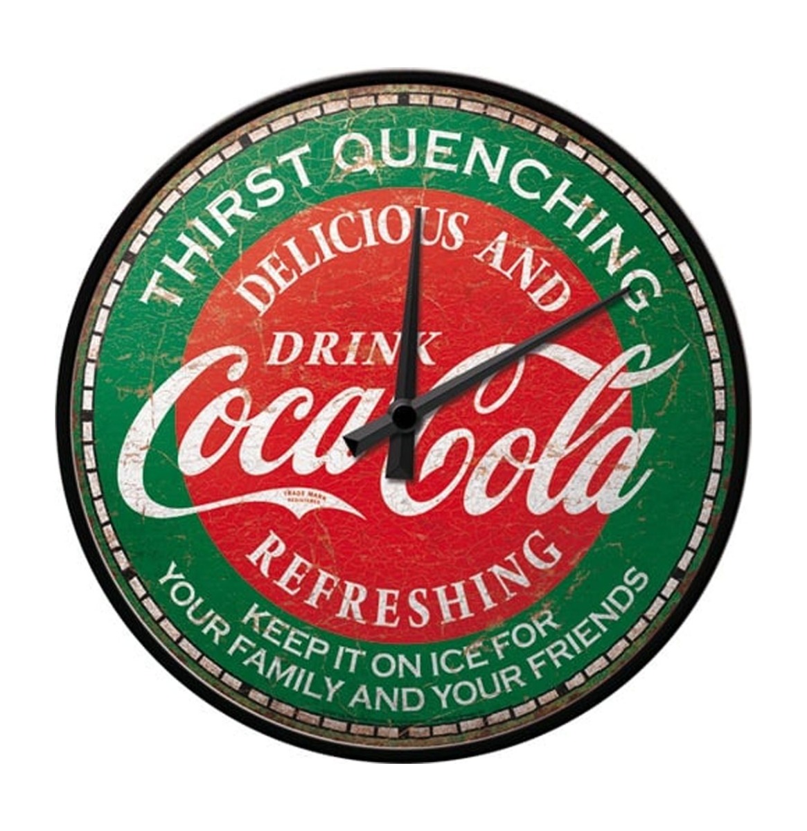 Klok Coca-Cola - Thirst Quenching Green | Coca-Cola