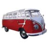 Klok Volkswagen T1 Bus Classic Rood | Volkswagen