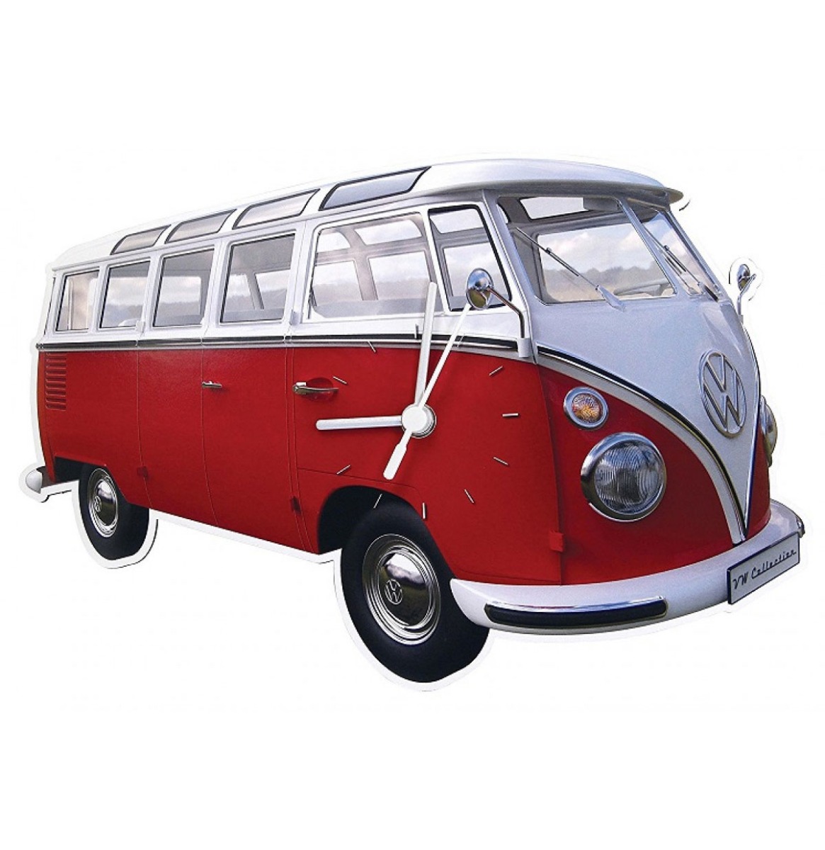 Klok Volkswagen T1 Bus Classic Rood | Volkswagen