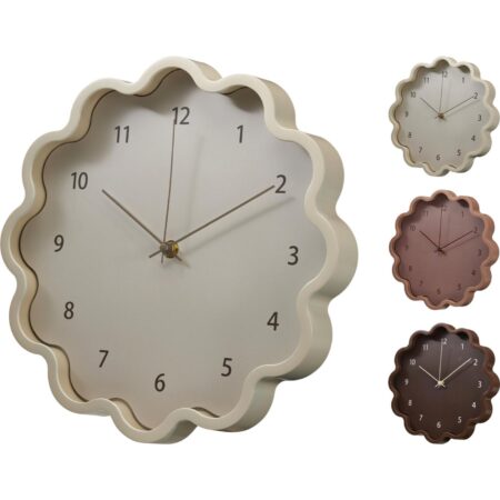 Klok bloemvorm 3 assorti Ø30cm | Home & Styling