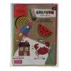 Knutselset A4 Vellen Vilt/foam/glitter/transparant |
