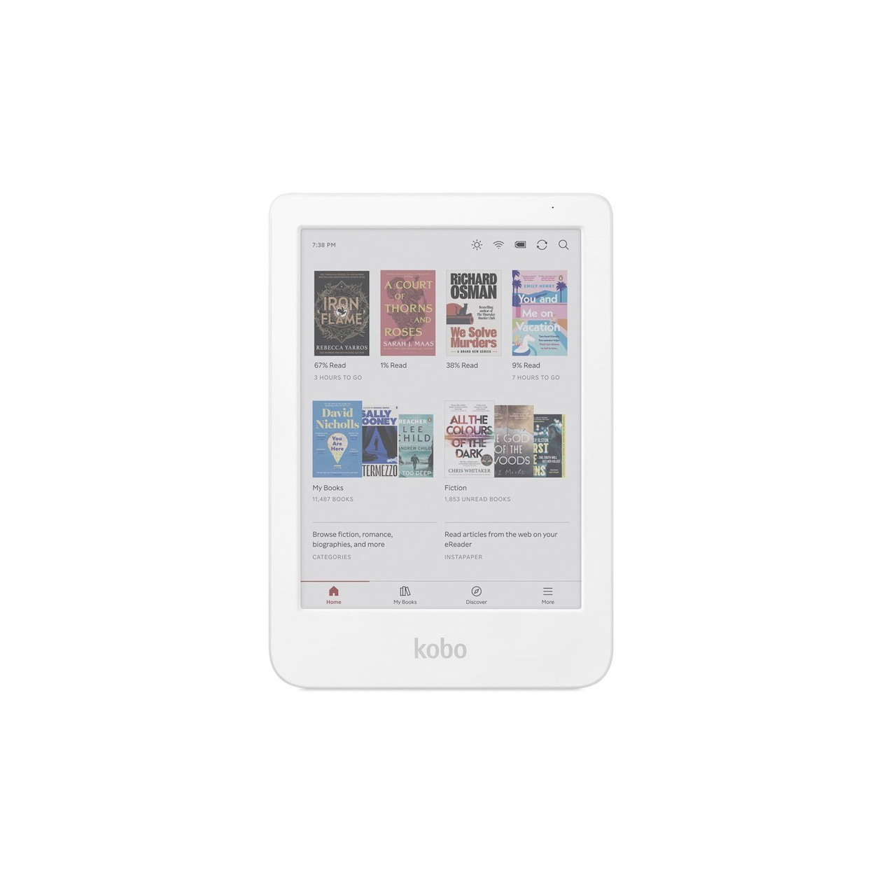Kobo Clara Colour E-reader Wit | Kobo