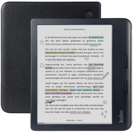 Kobo Libra Colour E-reader Zwart | Kobo