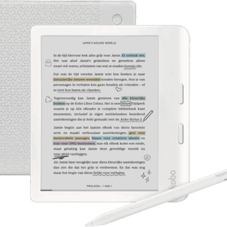Kobo Libra Colour Wit + Kobo Stylus 2