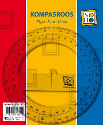 Kompasroos transparant |