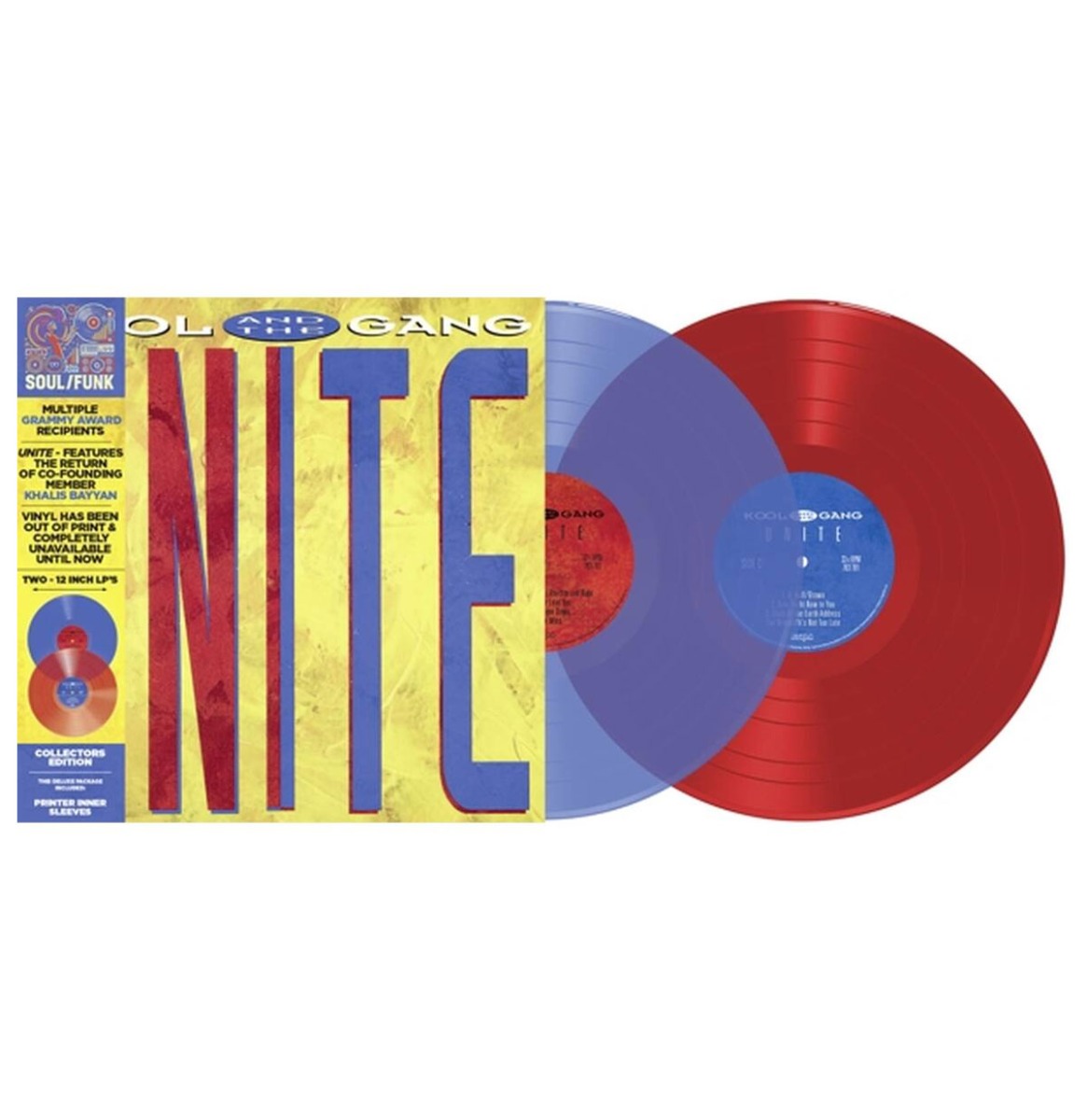 Kool And The Gang - Unite (Rood & Blauw Vinyl) 2 | 55% korting (LP) | Fiftiesstore
