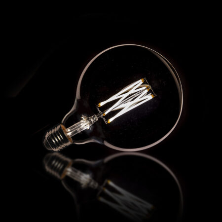 Kooldraadlamp 'Bol XL' G125 Ø12cm E27 LED 6W