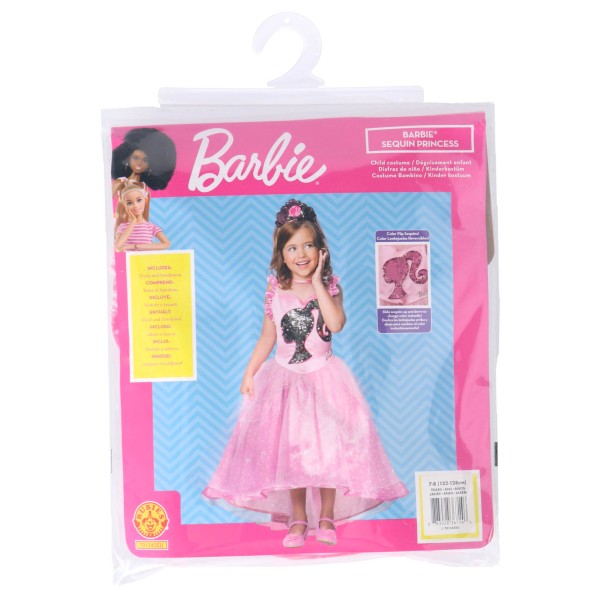 Kostuum Barbie Princess Jurk 7-8 Jaar | Barbie