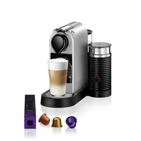 Krups Nespresso Citiz XN761B + Aeroccino Nespresso Zilver | Krups