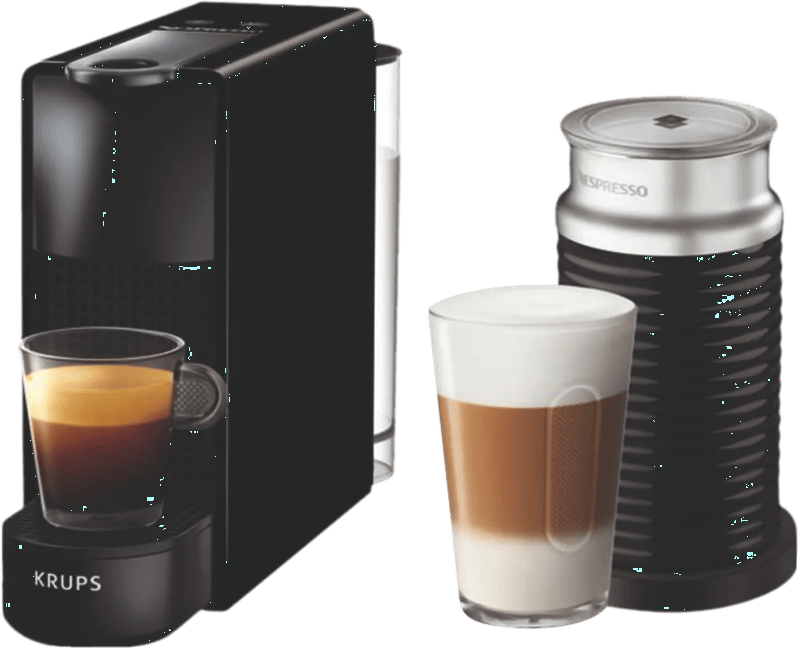 Krups Nespresso Essenza Mini XN1118 Zwart + Melkopschuimer