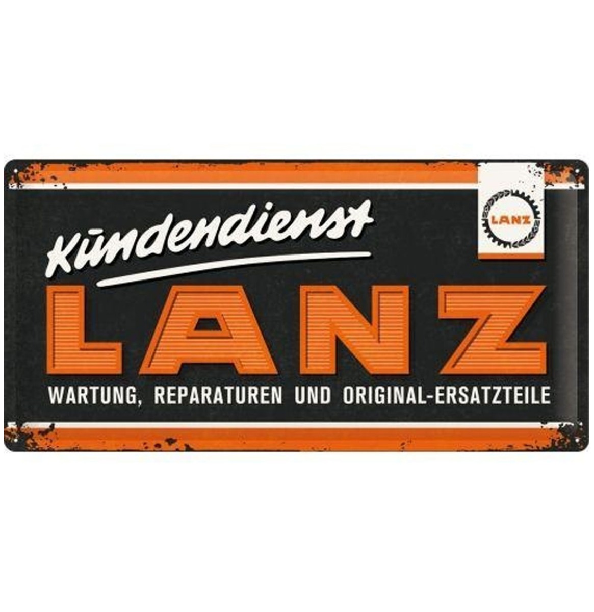Kundendienst Lanz Metalen Bord 25 x 50 cm | Lanz