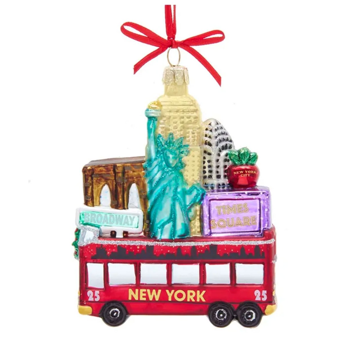 Kurt S. Adler New York Cityscape Glazen Kersthanger | 20% korting | Kurt S. Adler