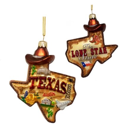 Kurt S. Alder Texas Glazen Kersthanger | 20% korting | Kurt S. Adler