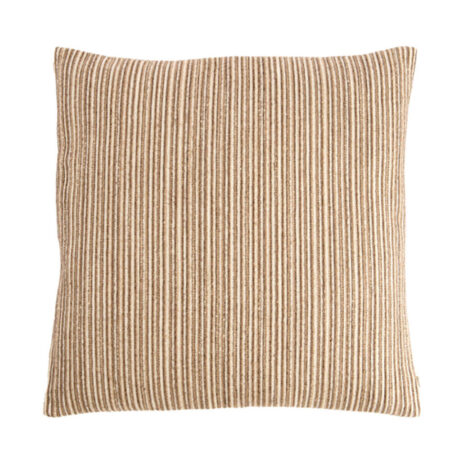 Kussen Hayden creme donkerbruin 45x45cm | Light & Living