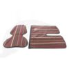 Kussenset Mini + Windschermflap Striped Red | Liberty