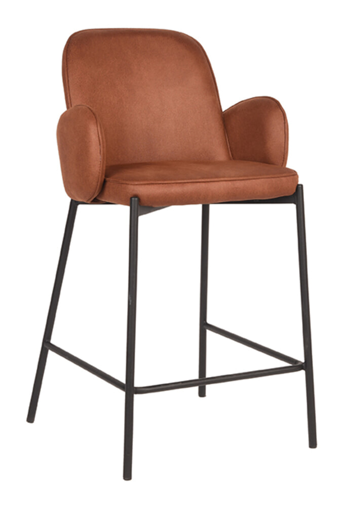 LABEL51 Barkruk 'Jari' Microfiber