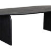 LABEL51 Deens Ovale Eettafel Cooper Zwart Mangohout