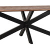 LABEL51 Deens Ovale Eettafel 'Zane' Espresso Mangohout