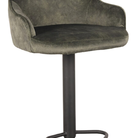 LABEL51 Draaibare Barkruk 'Fender' Velvet