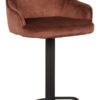 LABEL51 Draaibare Barkruk 'Fender' Velvet