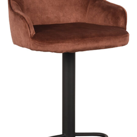 LABEL51 Draaibare Barkruk 'Fender' Velvet