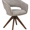 LABEL51 Draaibare Eetkamerstoel Osuma Prestige stof - Beige | LABEL51