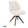 LABEL51 Draaibare Eetkamerstoel Yuto Prestige-stof - Beige | LABEL51