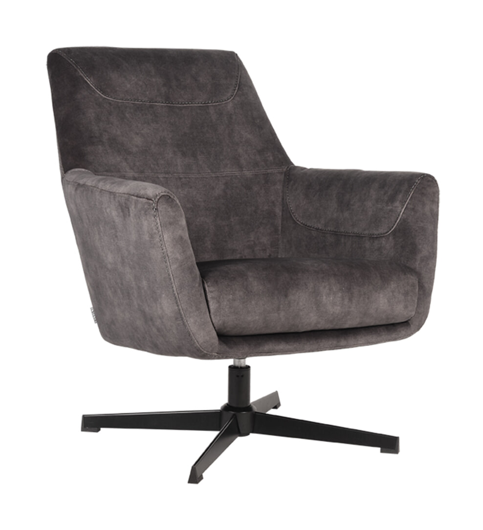 LABEL51 Draaibare Fauteuil 'Toby' Velvet