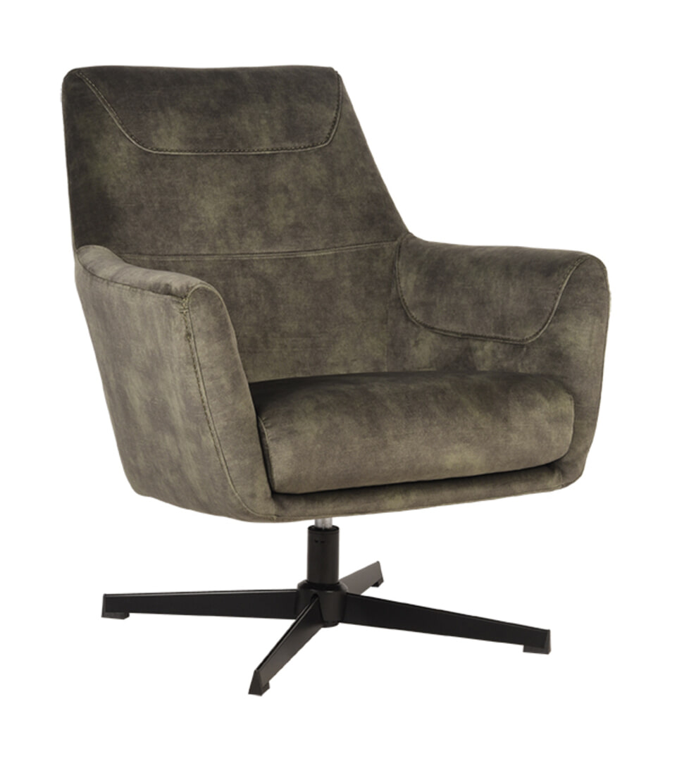 LABEL51 Draaibare Fauteuil 'Toby' Velvet