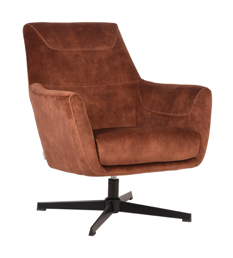 LABEL51 Draaibare Fauteuil 'Toby' Velvet