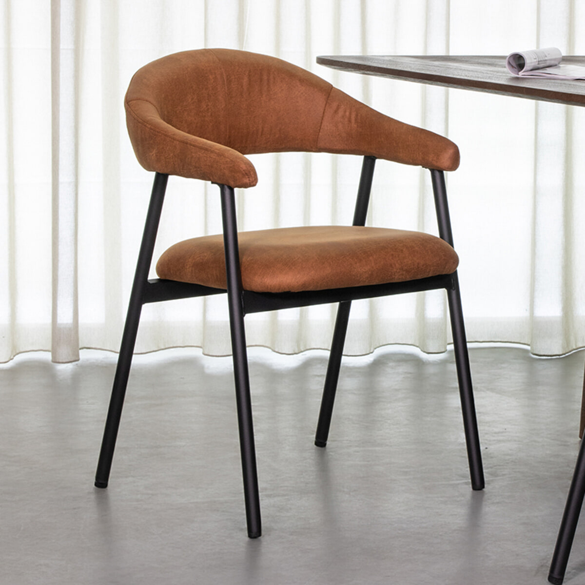 LABEL51 Eetkamerstoel 'Amaze' Micro Suede
