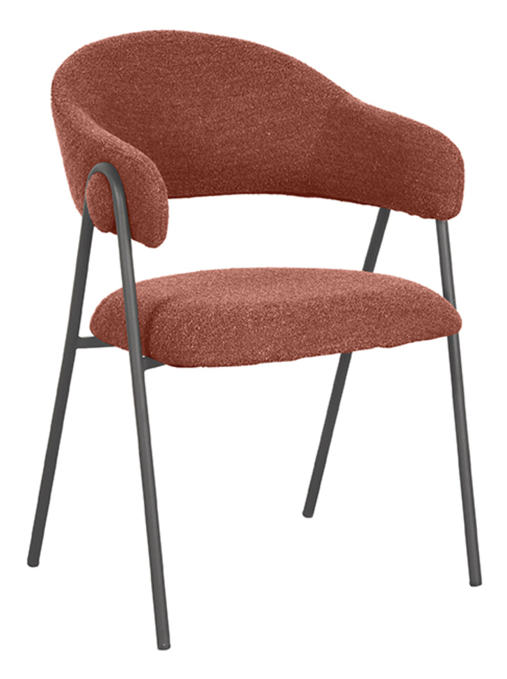 LABEL51 Eetkamerstoel 'Lowen' Bouclé