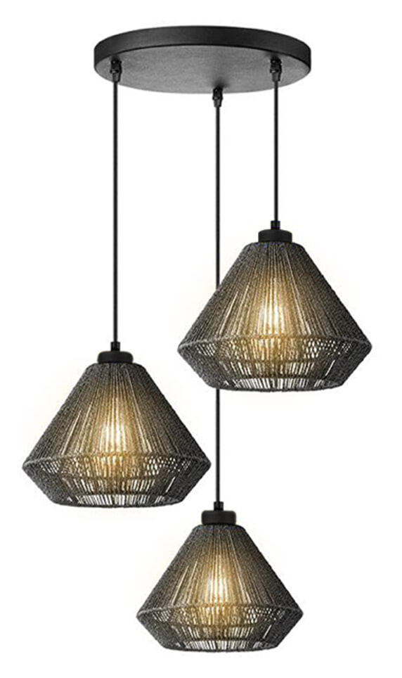 LABEL51 Hanglamp 'Ibiza Diamond' Jute
