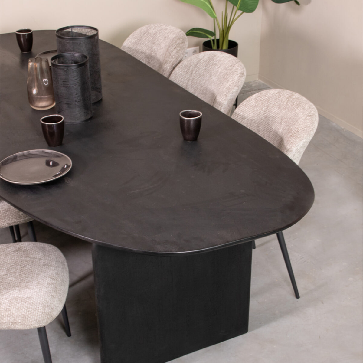 LABEL51 Organische Eettafel Cooper Mangohout