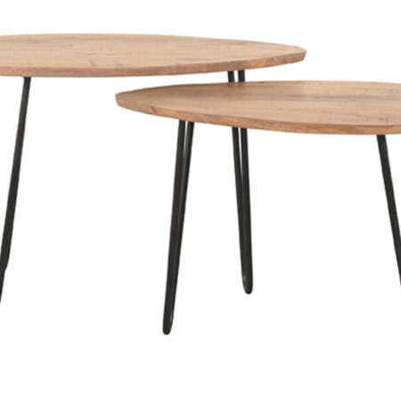 LABEL51 Organische Salontafel 'Frisk' Set van 2 stuks