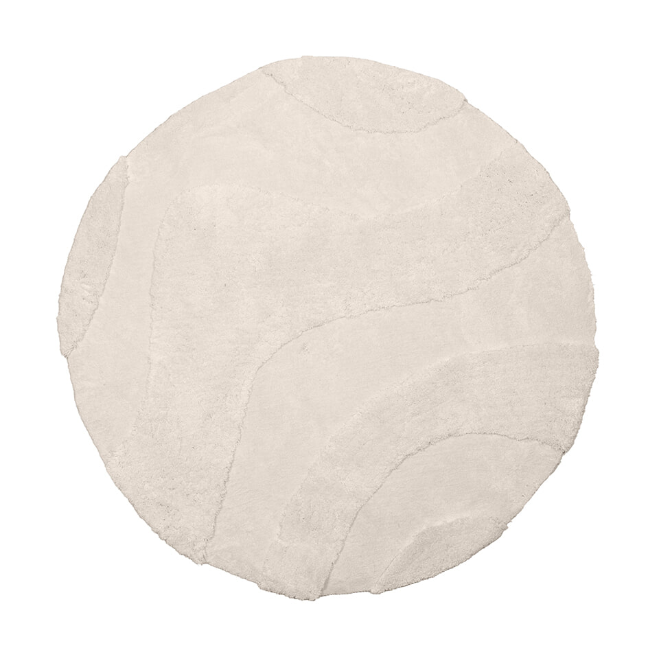 LABEL51 Rond Vloerkleed Rima Ø200cm - Ivoor | LABEL51