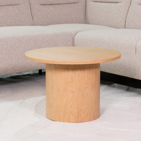 LABEL51 Ronde Salontafel 'Oliva' Naturel Eiken