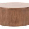 LABEL51 Ronde Salontafel 'Oliva' Walnoot Eiken