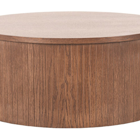 LABEL51 Ronde Salontafel 'Oliva' Walnoot Eiken