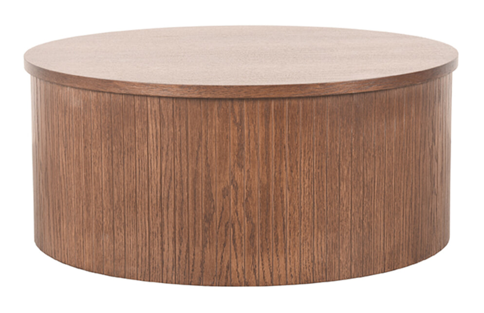 LABEL51 Ronde Salontafel 'Oliva' Walnoot Eiken