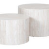 LABEL51 Ronde Salontafel Pure Travertin