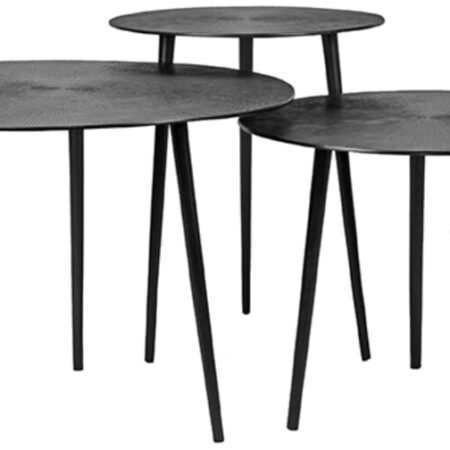 LABEL51 Salontafel 'Nobby' Set van 3 stuks