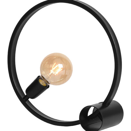 LABEL51 Tafellamp 'Ring' kleur Zwart | LABEL51