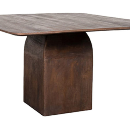 LABEL51 Vierkante Eettafel 'Ingo' Espresso Mangohout