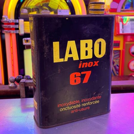 LABO Inox 67 Vintage Motor Olieblik - Origineel | The Dutch Pickers